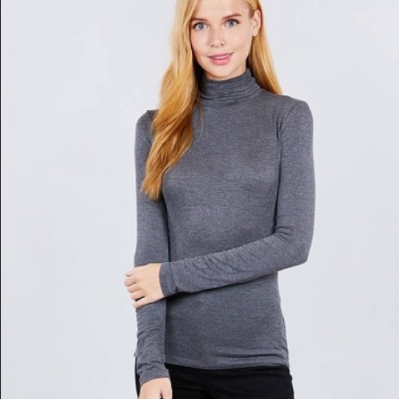 Chic Nation Tops - ✳️✳️✳️
 WOMENS LONG SLEEVE BASE LAYER TURTLENECK